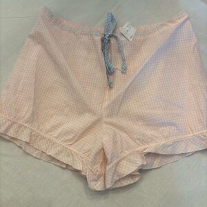 NWT Tommy Hilfiger Pink Gingham Sleepwear